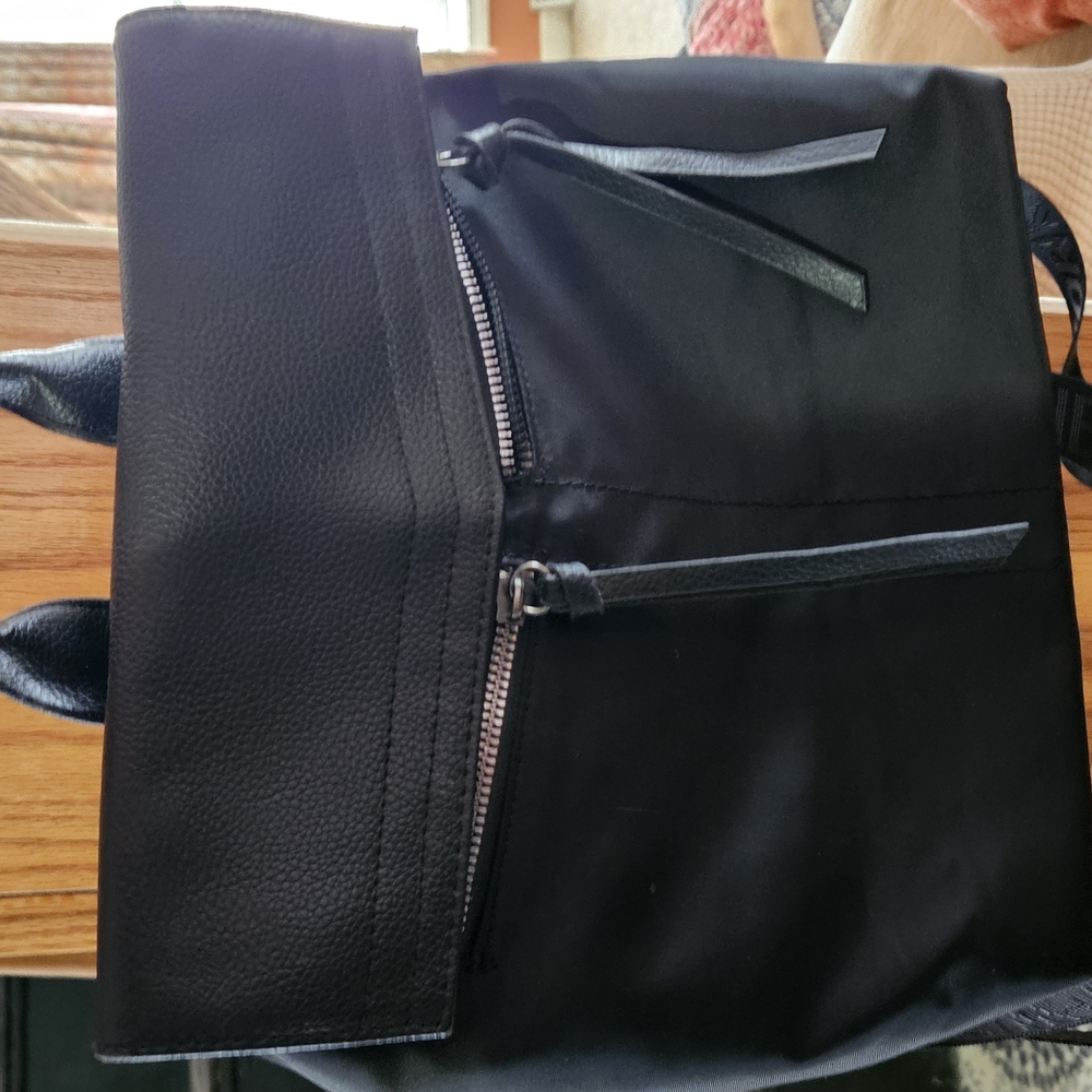 Black Durable Backpack with Matte Finish